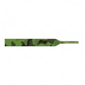 Skosnören i klassiskt camouflage från Bandi, 130 cm långa, i bomull – 1 par