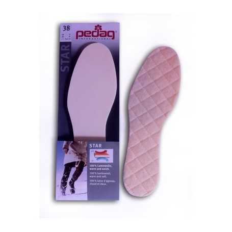 Pedag Star fårullsulor för värme och komfort i kalla väderförhållanden