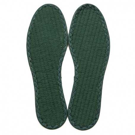 Bama hygiensulor med äkta mossa, antibakteriell funktion och bomullsovansida för torra, fräscha fötter.