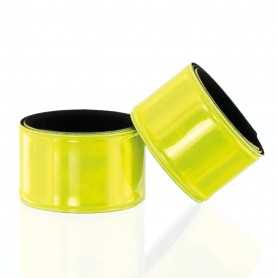 Reflexarmband som linjar – 2 st gula reflexband för arm och benReflexarmband Gul 2-st Gula reflexarmband 2-pack som linjar runt arm eller ben för ökad synlighet i mörker.