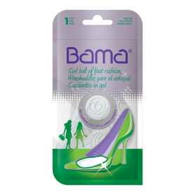 Genomskinlig stötdämpande gelkudde från Bama för trampdynan, självhäftande och glidsäker.