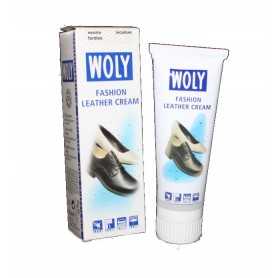 Woly Fashion Leather Cream brun skokräm för slätt läder.