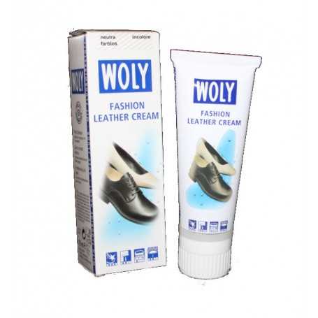 Woly Fashion Leather Cream brun skokräm för slätt läder.