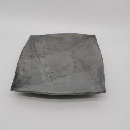 Mei ljusfat 16 x 16 cm keramik dekorationsfat för ljus och inredning