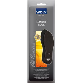 Woly Comfort unisex lädersula med aktivt kol för komfort och fräschhet
