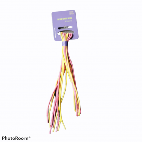 Shoezi flerfärgade runda skosnören 80 cm 2 par slitstarka skoband