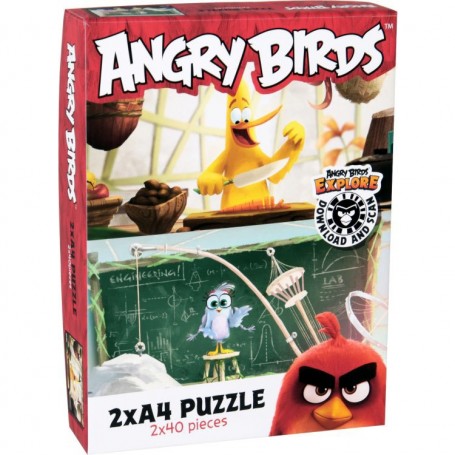 Angry Birds Pussel 2 x 40 Bitar