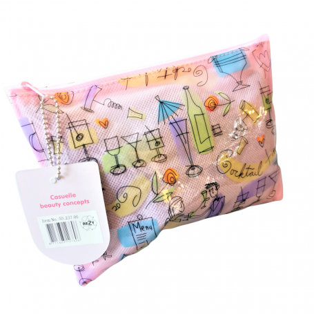 Necessär Fancy Casuelle 22 × 16 × 4 cm snygg och hållbar sminkväska i plastad design