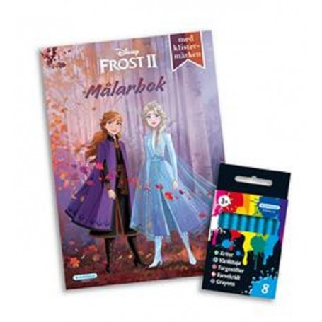 Frost II Målarbok Med Kritor