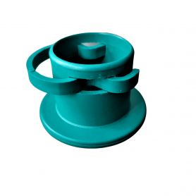 Droppsko käpp halkskydd Quick Snap i grön färg, perfekt för vinter- och våranvändning.