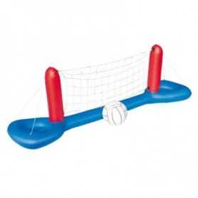 Pool volleybollspel med boll, mått 2440 mm x 640 mm – perfekt för sommarens roliga poolaktiviteter.