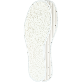 Mjuk hygiensula i bomullsfrotté med perforerad latex och aktivt kol mot lukt