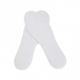 Debe frottesulor – mjuka och hygieniska iläggssulor för torra och fräscha fötter, idealiska för barfotaanvändning i vardagsskor.