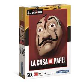 Pussel Netflix La Casa De Papel med 500 bitar, storlek 49 x 36 cm, från Clementonis High Quality Collection.