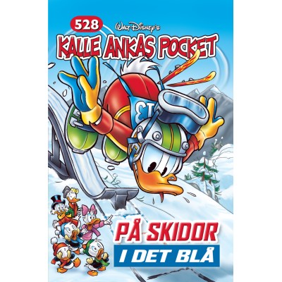 Kalle Anka Pocket På Skidor I Det Blå