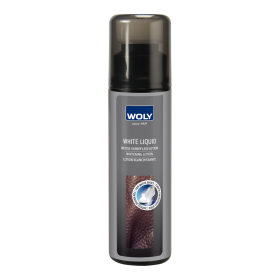 Woly White Liquid – Vit Skokräm för Läder och Textil