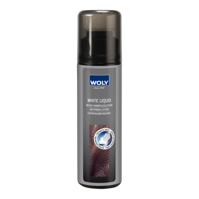 Woly White Liquid – Vit Skokräm för Läder och Textil