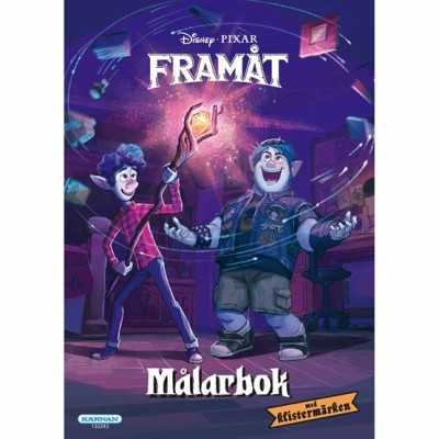 Disney Pixar Framåt målarbok med klistermärken A4, 40 sidor