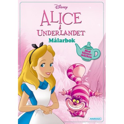 Målarbok Alice I Underlandet