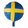 Folieballong Svenska Flagga 46 cm