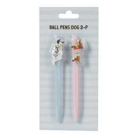 Bläckpennor Hundar 2-pack med svart bläck och charmigt hundmotiv