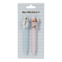 Bläckpennor Hundar 2-pack med svart bläck och charmigt hundmotiv