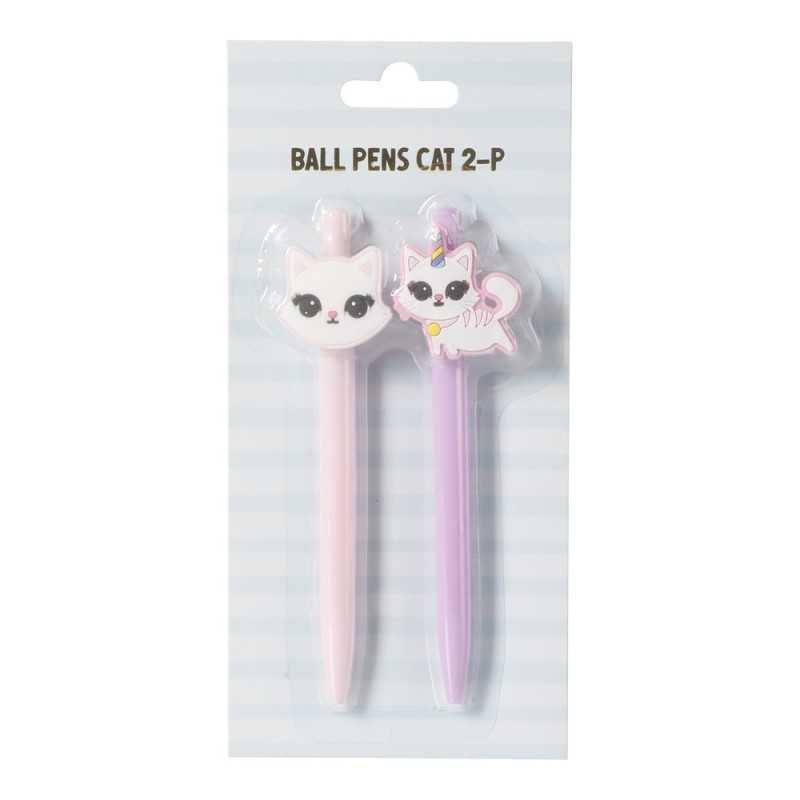 Bläckpennor katter 2-pack