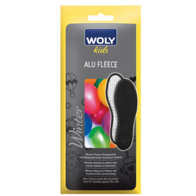 Woly Alu Fleece barn sulor för värme och halkskydd på kalla dagar