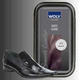 Woly Shoe Shine Mini kompakt skoputs för snabb glans och omedelbar lyster för alla skor