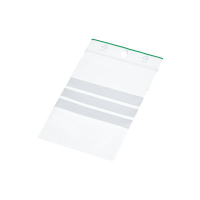 Blixtlåspåsar 100 st 10x15 cm med 3 skrivfält och livsmedelsgodkänd förslutning