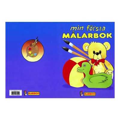 Kariboo min första målarbok med stora enkla bilder för små barn