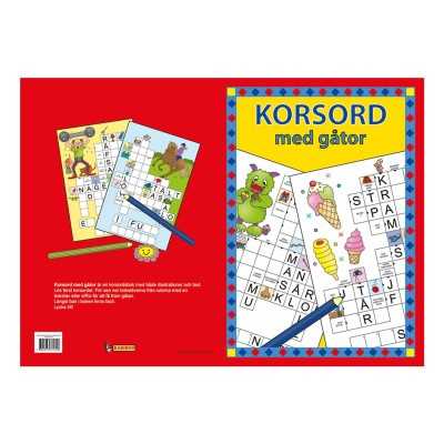 Korsord med gåtor – korsordbok med illustrationer och text – Kariboo