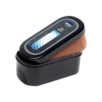 Vårdande skoputs från Woly för gummistövlar, skyddar och ger glans.