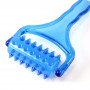 Massage-roller 19 cm i plast, idealisk för att lindra muskelspänningar och främja avslappning.