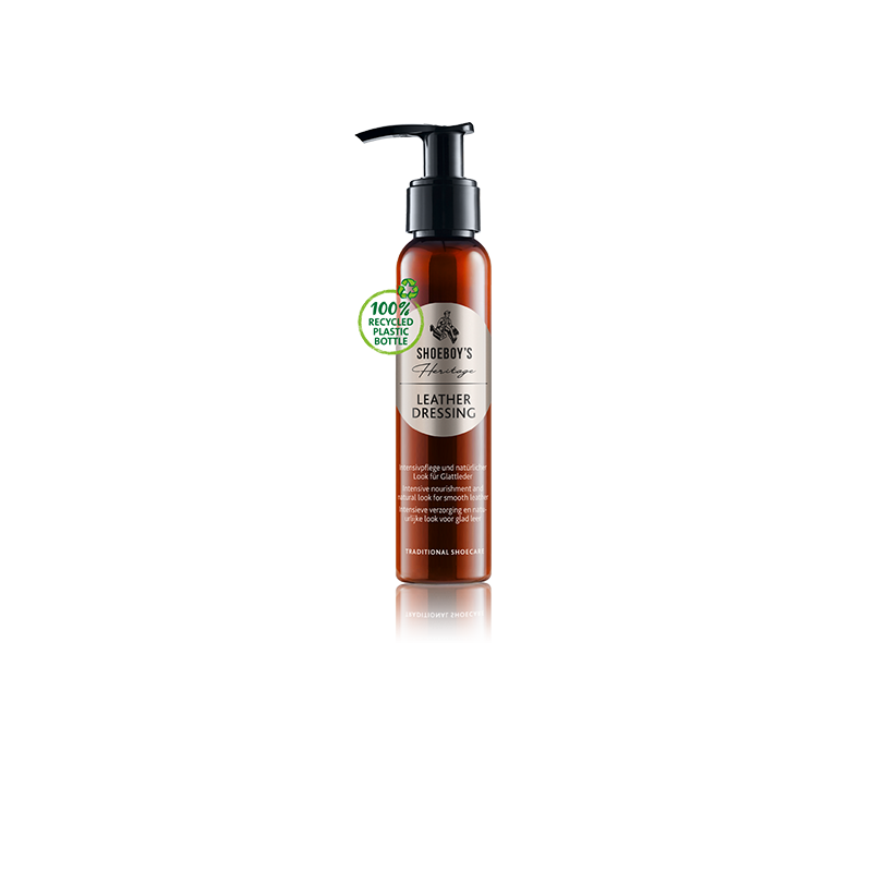 Läderlotion 140 ml för naturlig lädervård med bivax – Shoeboy’s Heritage