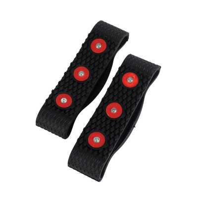 azzezo quick grip broddar – halkskydd med utbytbara metalldubbar för säkra steg på is och snö