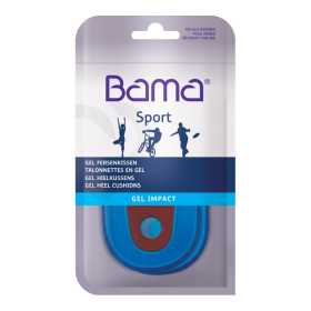 Stötdämpande Bama Gel Impact hälkudde i mjuk gel, one size, för extra komfort och avlastning.