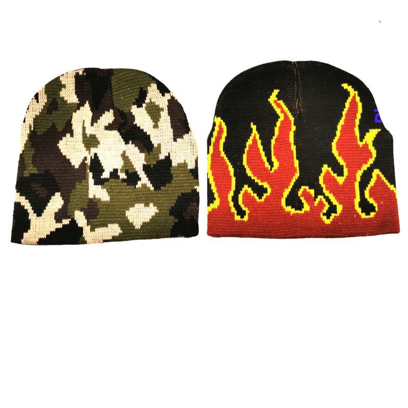 Pojkmössor med flamma och maskerad