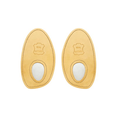 Förfotssula i vegetabiliskt garvat läder och mjukt latexskum för extra komfort och stöd