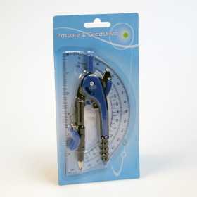 Passare med gradskiva i plast 15 cm