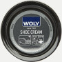 Skokräm för läder rengör och vårdar med färgval Woly