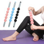 Massage Roller Stick med 5 bollar – Anti-cellulit och blodcirkulationsförbättrande redskap i plast.