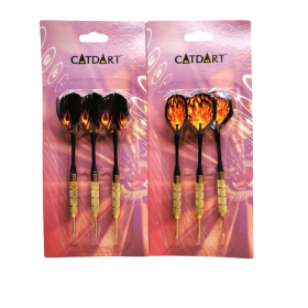 Catdart dartpilar 3-pack, professionella och balanserade för vuxna.