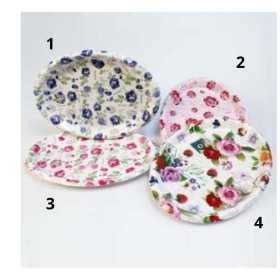 Bricka Plast 36 x 26 cm Oval