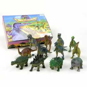 Dinosauriefigurer i plast, 15 cm, 12 olika modeller