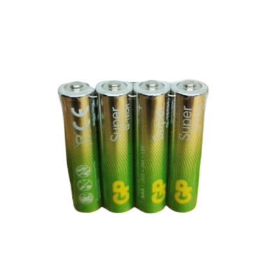 GP Super AA Alkaline Batterier 4-pack – Långvarig prestanda med 1.5V spänning.