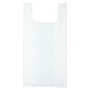 Vit soppåse med knythandtag – 25-pack 30 liters påsar i HDPE