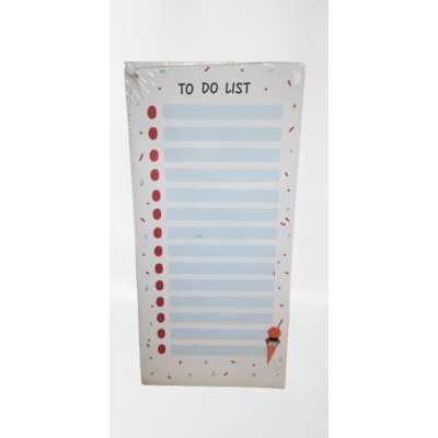 Shoppinglista med 60 blad – fästs med magnet på kylskåp