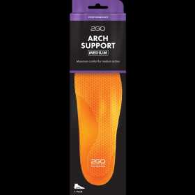 2GO Arch Support Medium – anatomisk sula med hålfotsstöd, storlek 41–43