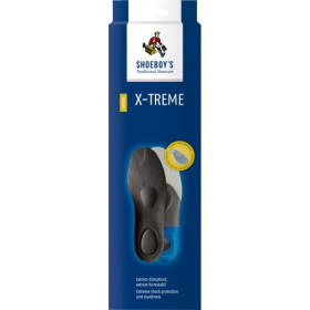 Shoeboy’s X-treme – anatomisk sula med gelhalkudde och hålfotsstöd, storlek 38